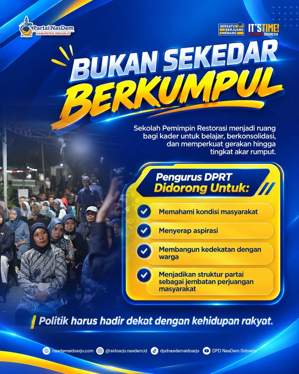 Bukan Sekedar Berkumpul