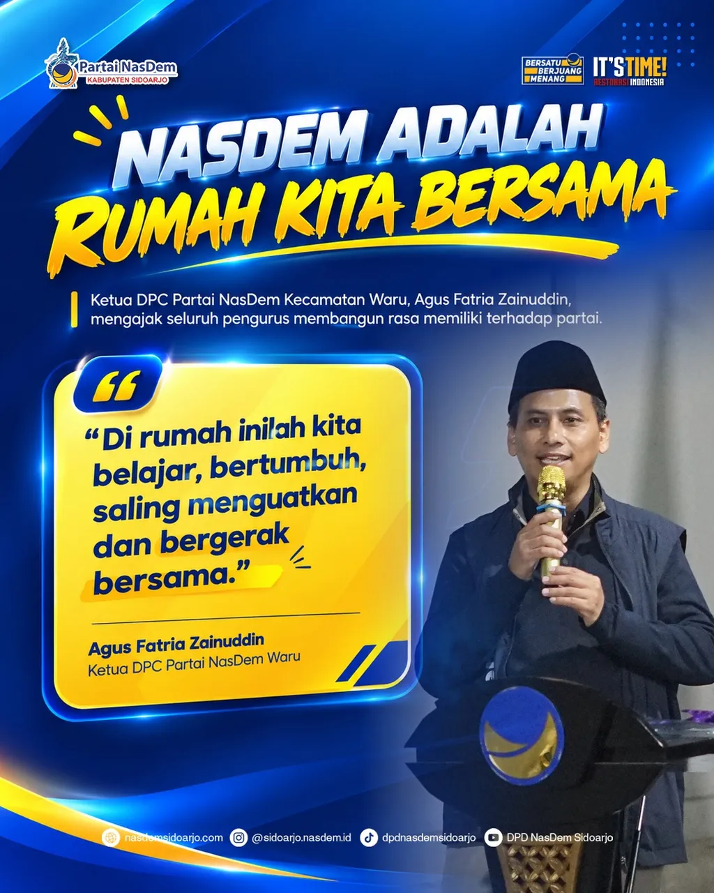 NasDem Adalah Rumah Kita Bersama