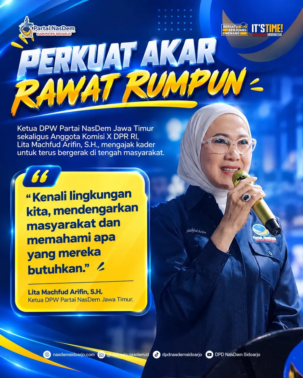 Perkuat Akar Rawat Rumpun